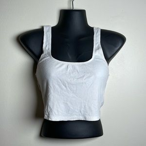 White crop top